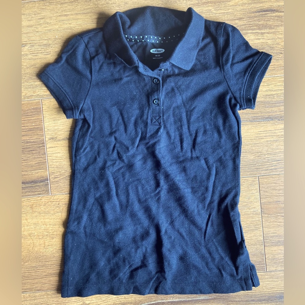 Black Old Navy Girl’s Polo